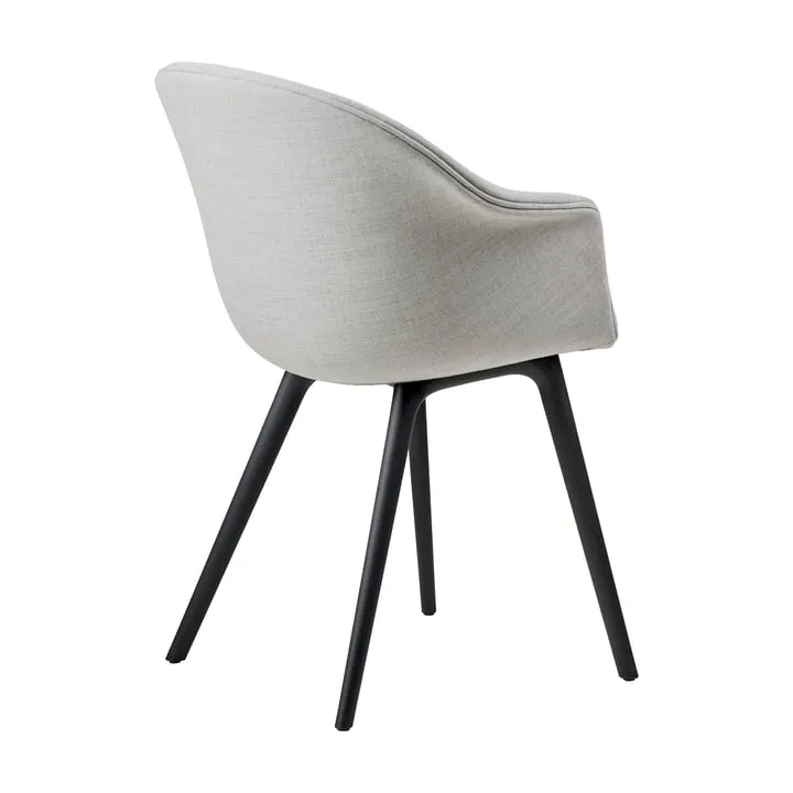 Gubi - Bat Dining Chaise rembourrée (plastique)